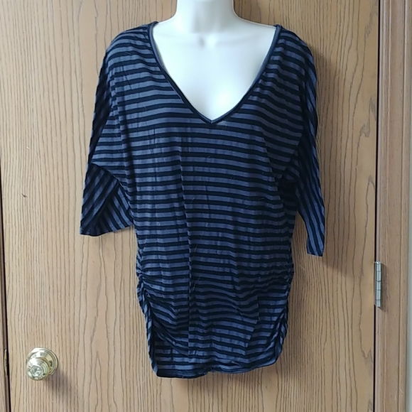 Striped 3/4 Sleeve - Picture 1 of 3